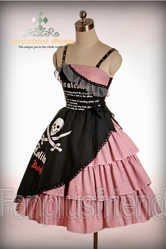Gothic+Punk_Lolita_Bias_Dress_