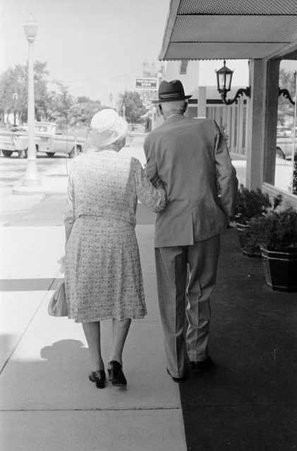Old Couple on Street
